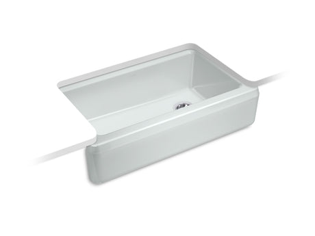 35-3/4" undermount single-bowl farmhouse workstation kitchen sink
