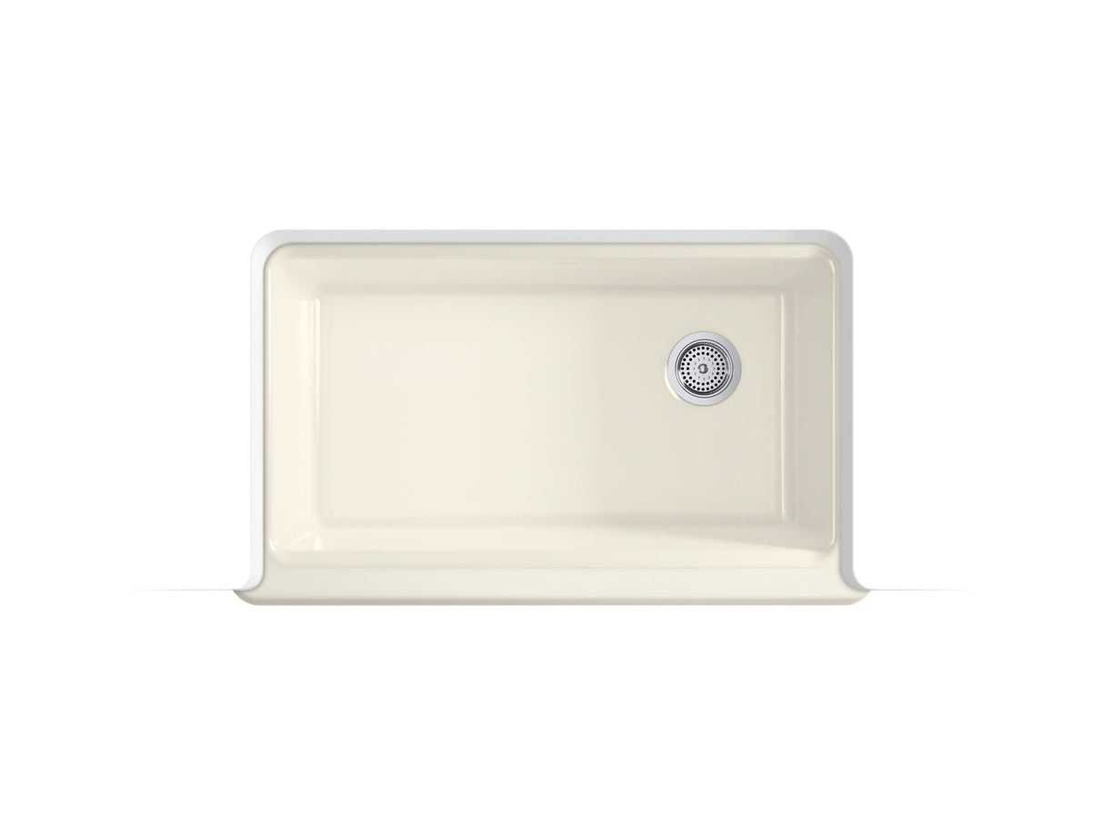 35-3/4" undermount single-bowl farmhouse workstation kitchen sink