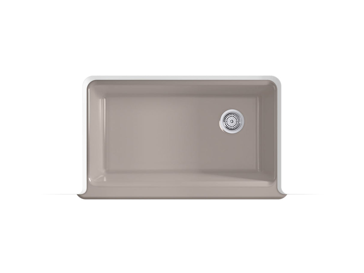 35-3/4" undermount single-bowl farmhouse workstation kitchen sink