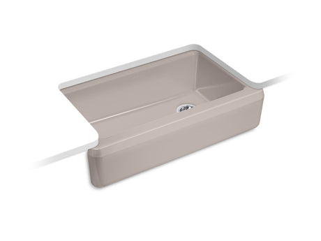 35-3/4" undermount single-bowl farmhouse workstation kitchen sink