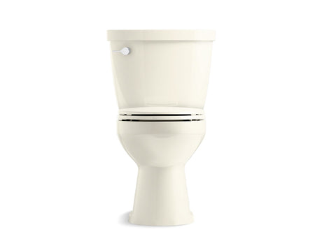 Two-piece round-front toilet, 1.28 gpf