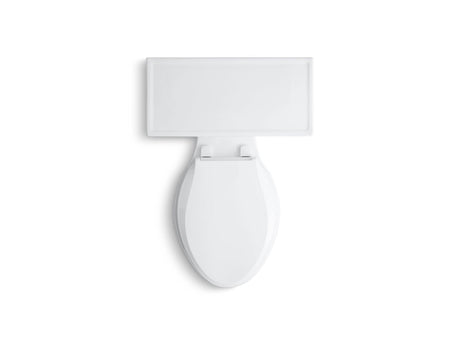 Two-piece elongated toilet, 1.6 gpf