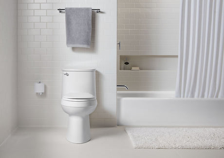 One-piece elongated toilet, 1.28 gpf