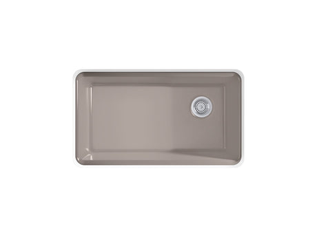 33" undermount single-bowl workstation kitchen sink