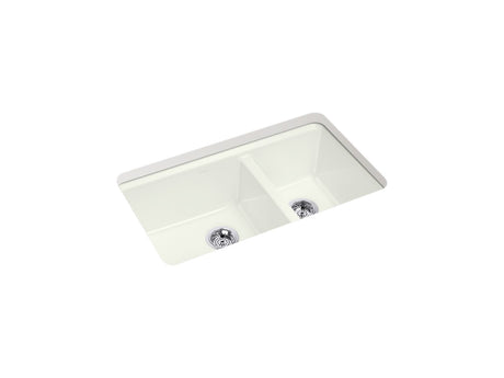 K-8669-5UPC-NY RIVERBY OFFSET UNDERMOUNT SINK