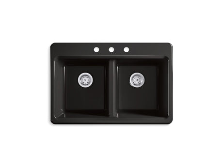 K-8679-3A1-7 RIVERBY DOUBLE EQUAL TOP MOUNT SINK