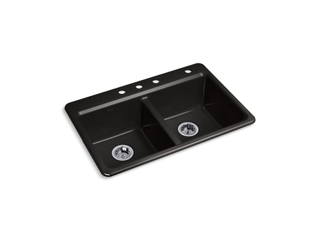 K-8679-4A1-7 RIVERBY DOUBLE EQUAL TOP MOUNT SINK