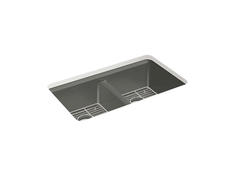 K-8679-5UA1-58 RIVERBY DOUBLE EQUAL UNDERMOUNT SINK