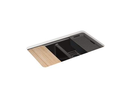 K-8679-5UPC-7 RIVERBY DOUBLE EQUAL UNDERMOUNT SINK