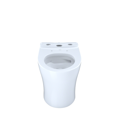 Aquia® IV Elongated Universal Height Skirted Toilet Bowl with CEFIONTECT, Cotton White