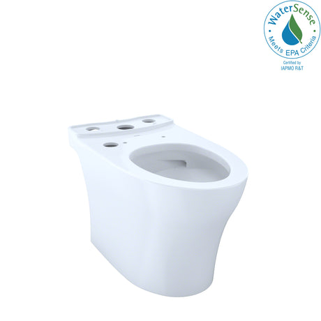 Aquia® IV Elongated Universal Height Skirted Toilet Bowl with CEFIONTECT®, WASHLET®+ Ready, Cotton White