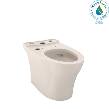 Aquia® IV Elongated Universal Height Skirted Toilet Bowl with CEFIONTECT®, WASHLET®+ Ready, Sedona Beige