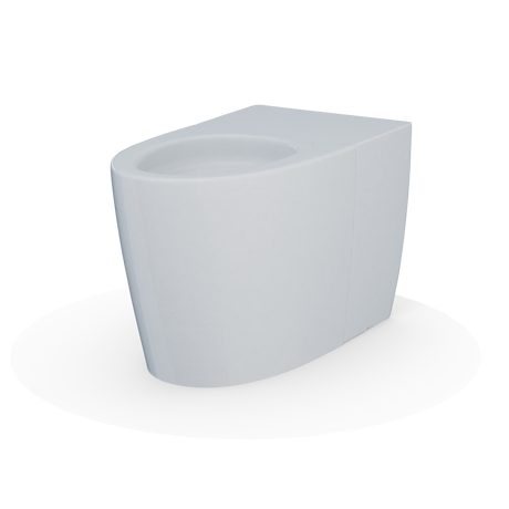 NEOREST® Dual Flush 1.0 or 0.8 GPF Elongated Toilet Bowl for AS, Cotton White