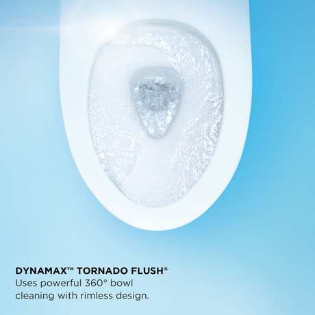 WASHLET®+ RP Wall-Hung D-Shape Toilet with RX Bidet Seat and DuoFit® In-Wall 1.28 and 0.9 GPF Auto Dual-Flush Tank System, Matte Silver