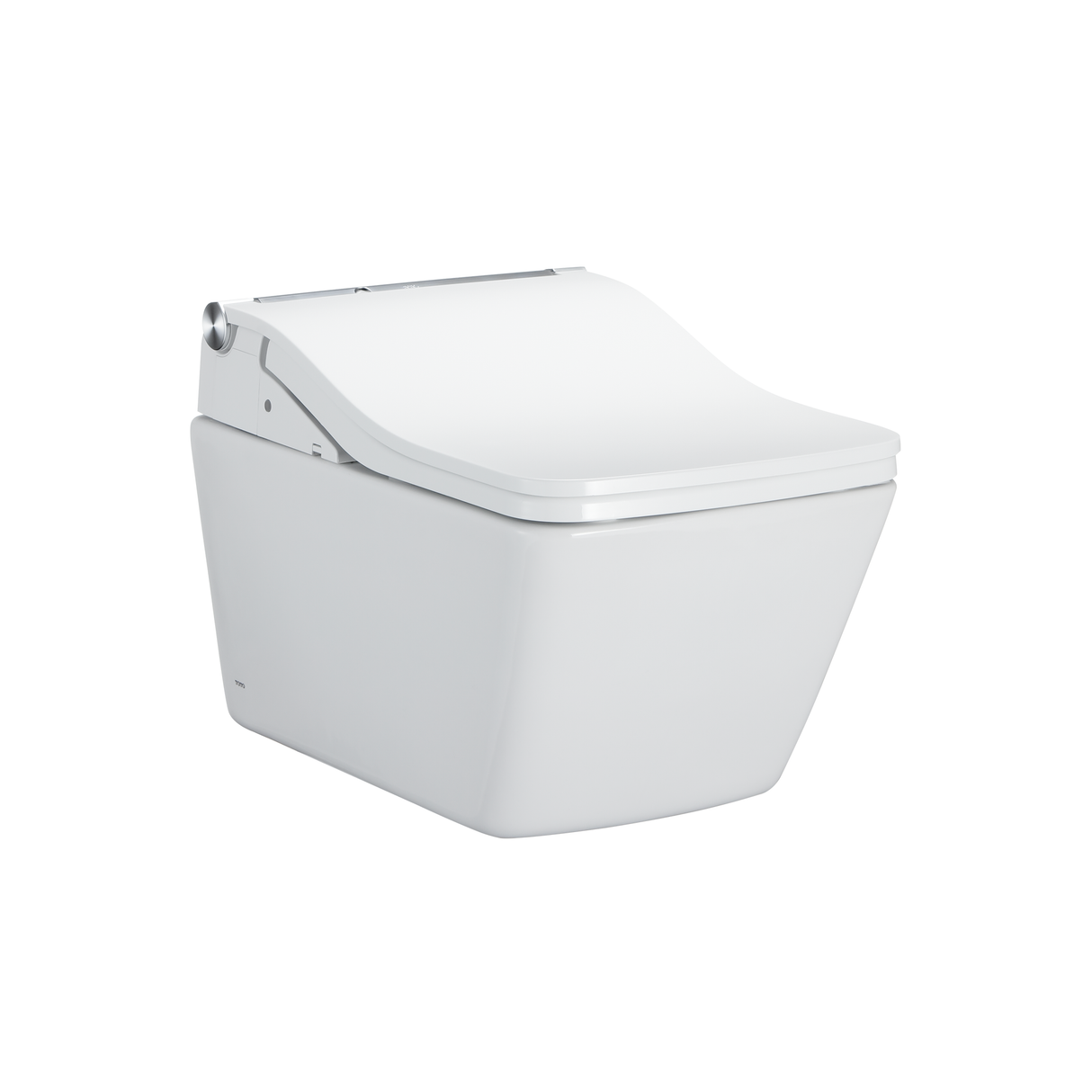 SW WASHLET®+ Ready Square Electronic Bidet Toilet Seat with Auto Flush Ready Cotton White