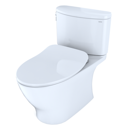 Nexus® Two-Piece Elongated 1.28 GPF Universal Height Toilet with CEFIONTECT and SS234 SoftClose Seat, WASHLET+ Ready, Cotton White