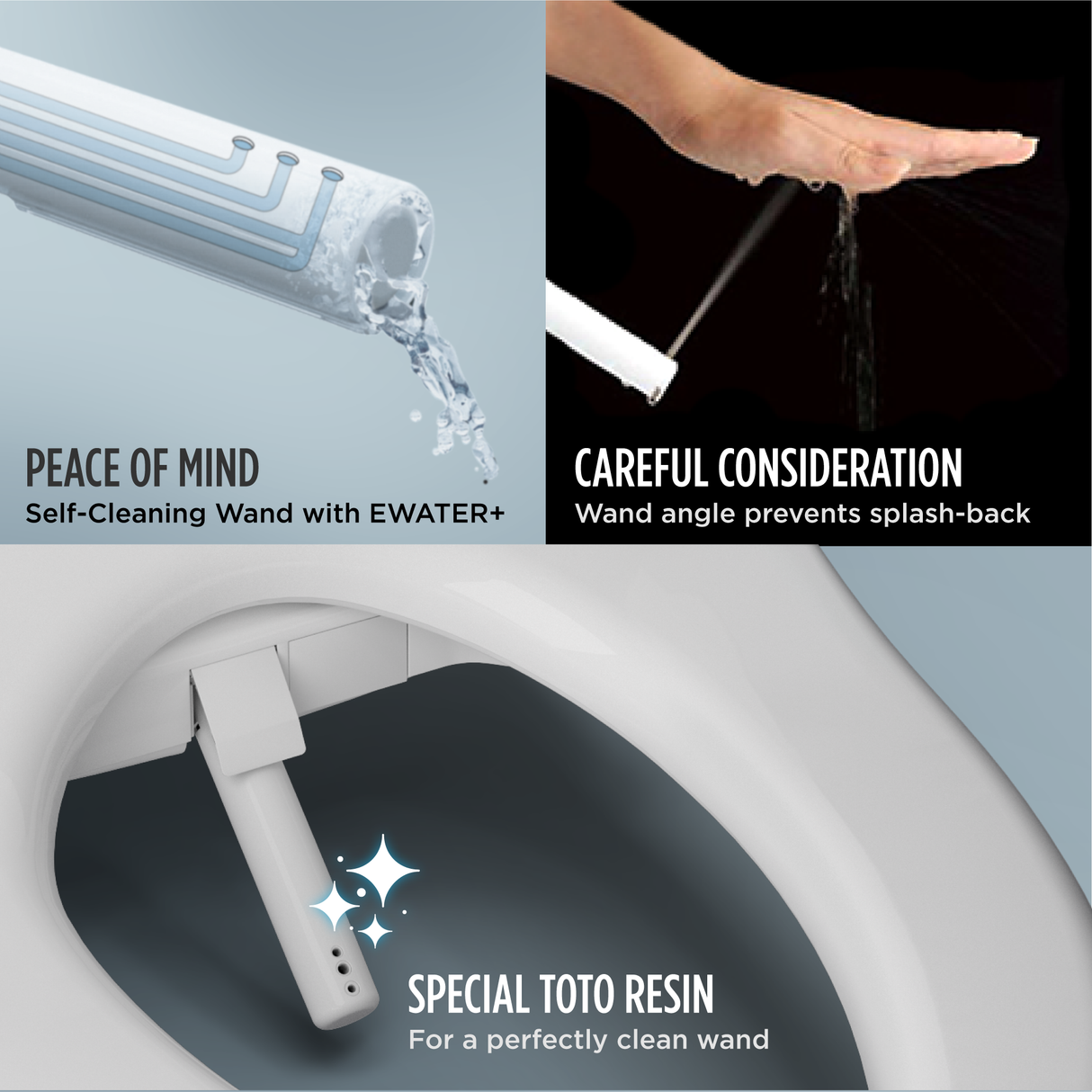 WASHLET® C2 Electronic Bidet Toilet Seat with PREMIST and EWATER+ Wand Cleaning, Round, Cotton White