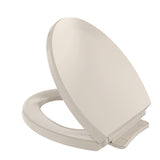 SoftClose® Non Slamming, Slow Close Round Toilet Seat and Lid, Bone