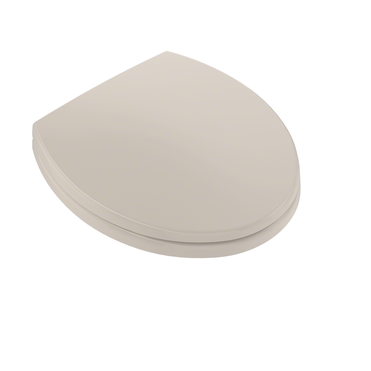SoftClose® Non Slamming, Slow Close Round Toilet Seat and Lid, Bone