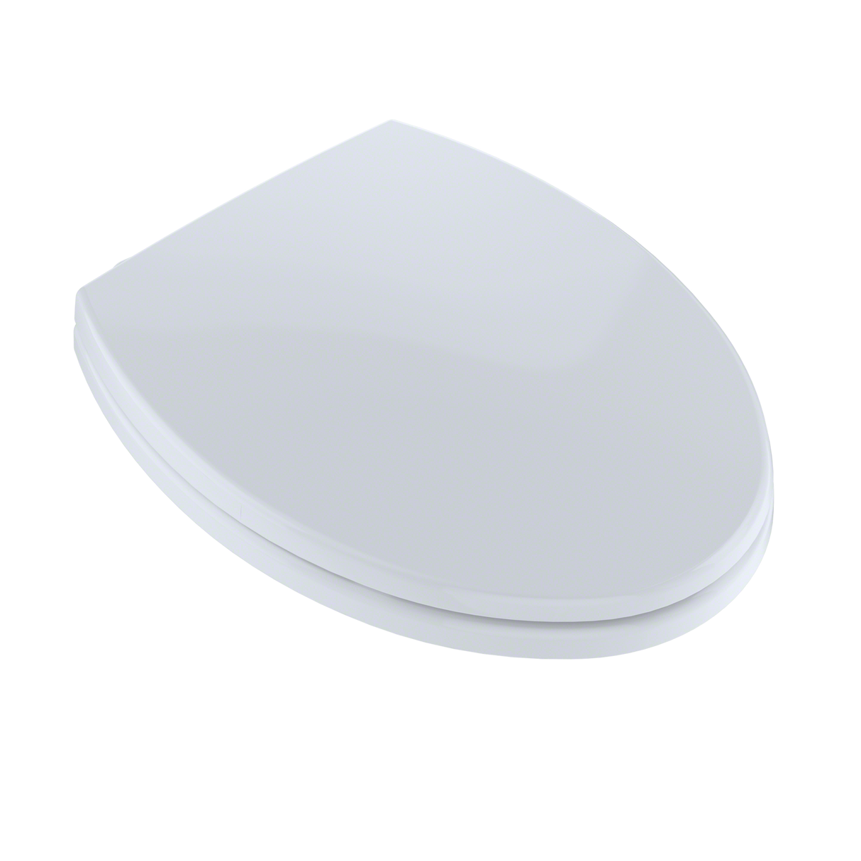 SoftClose® Non Slamming, Slow Close Elongated Toilet Seat and Lid, Cotton White