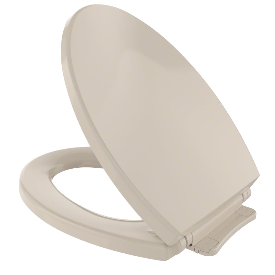 SoftClose® Non Slamming, Slow Close Elongated Toilet Seat and Lid, Bone