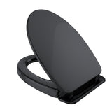 TOTO SoftClose Non Slamming, Slow Close Elongated Toilet Seat and Lid, Ebony