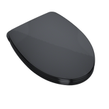 TOTO SoftClose Non Slamming, Slow Close Elongated Toilet Seat and Lid, Ebony