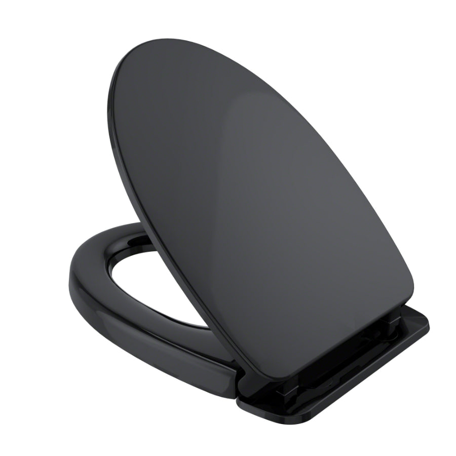 TOTO SoftClose Non Slamming, Slow Close Elongated Toilet Seat and Lid, Ebony