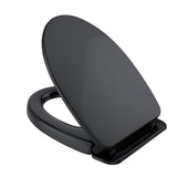 TOTO SoftClose Non Slamming, Slow Close Elongated Toilet Seat and Lid, Ebony