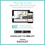 S7 WASHLET®+ Electronic Bidet Toilet Seat with EWATER+® Bowl and Wand Cleaning and Classic Lid, Elongated, Cotton White