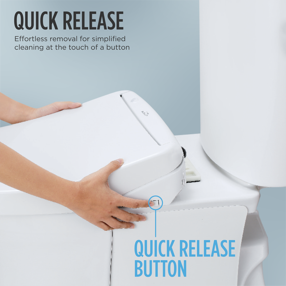 WASHLET® KC2 Electronic Bidet Toilet Seat with Heated Seat and SoftClose Lid, Elongated, Cotton White