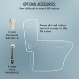 WASHLET® KC2 Electronic Bidet Toilet Seat with Heated Seat and SoftClose Lid, Elongated, Cotton White