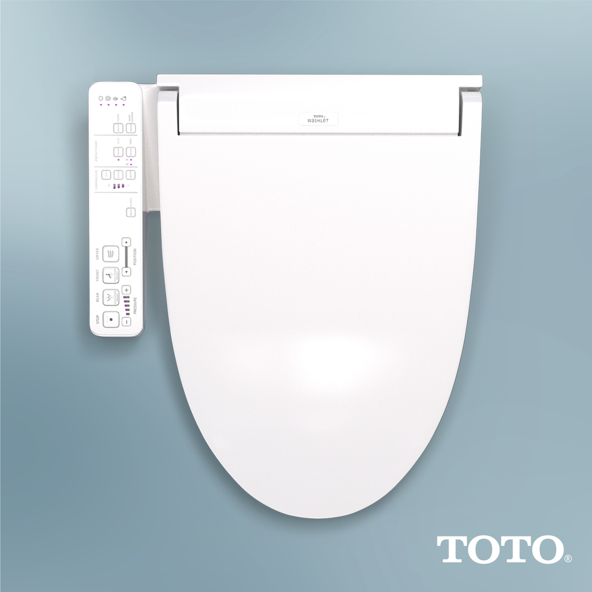 WASHLET® KC2 Electronic Bidet Toilet Seat with Heated Seat and SoftClose Lid, Elongated, Cotton White