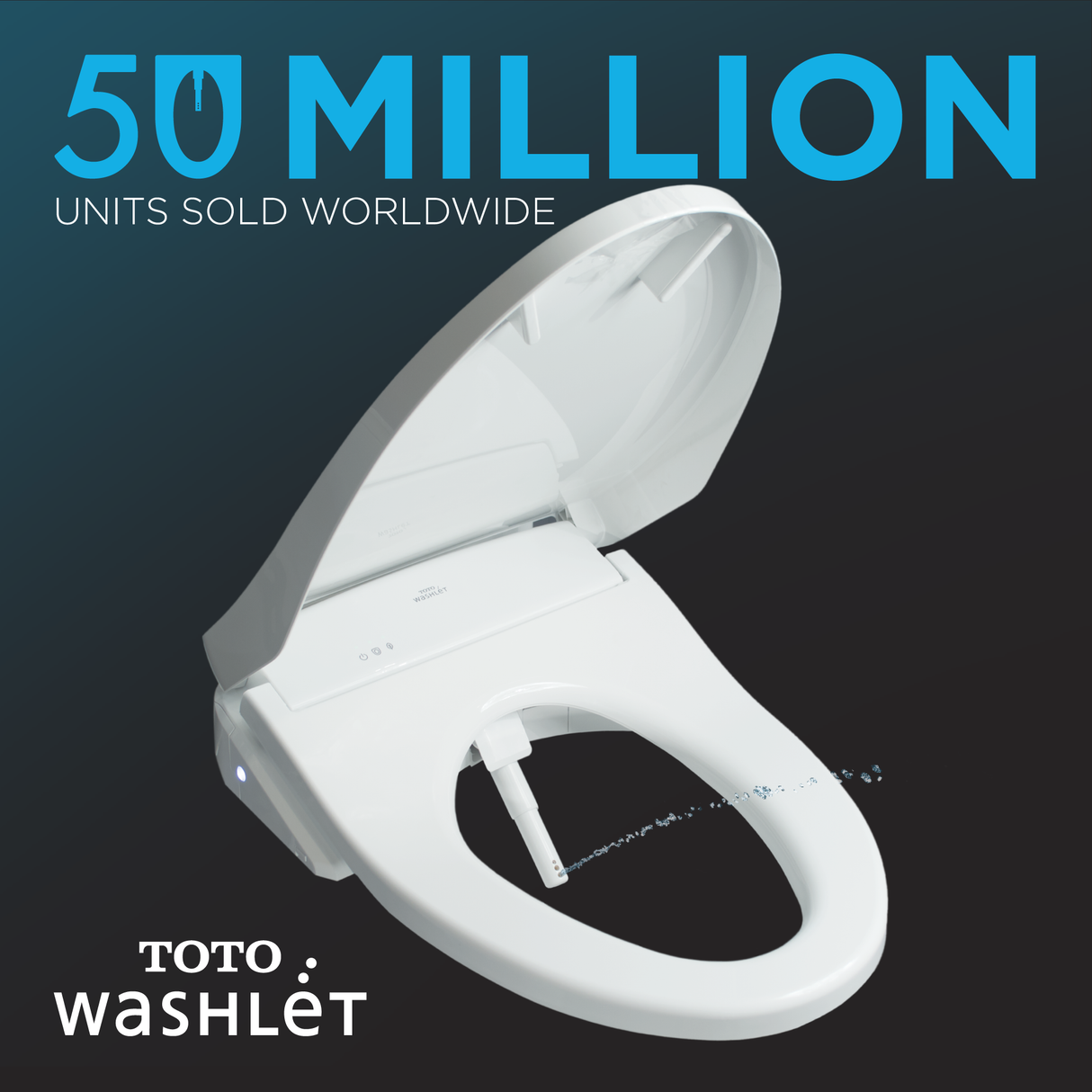 SX WASHLET®+ Ready Electronic Bidet Toilet Seat with  PREMIST, Cotton White