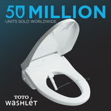 SX WASHLET®+ Ready Electronic Bidet Toilet Seat with  PREMIST, Cotton White