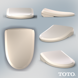 S7A WASHLET® Electronic Bidet Toilet Seat with EWATER+® Bowl and Wand Cleaning and Auto Open and Close Classic Lid, Elongated, Sedona Beige