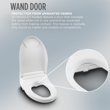S7A WASHLET®+ Electronic Bidet Toilet Seat, EWATER+® Bowl and Wand Cleaning, Auto Open and Close Classic Lid, Elongated, Cotton White