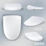S7 WASHLET®+ Electronic Bidet Toilet Seat with EWATER+® Bowl and Wand Cleaning and Classic Lid, Elongated, Cotton White
