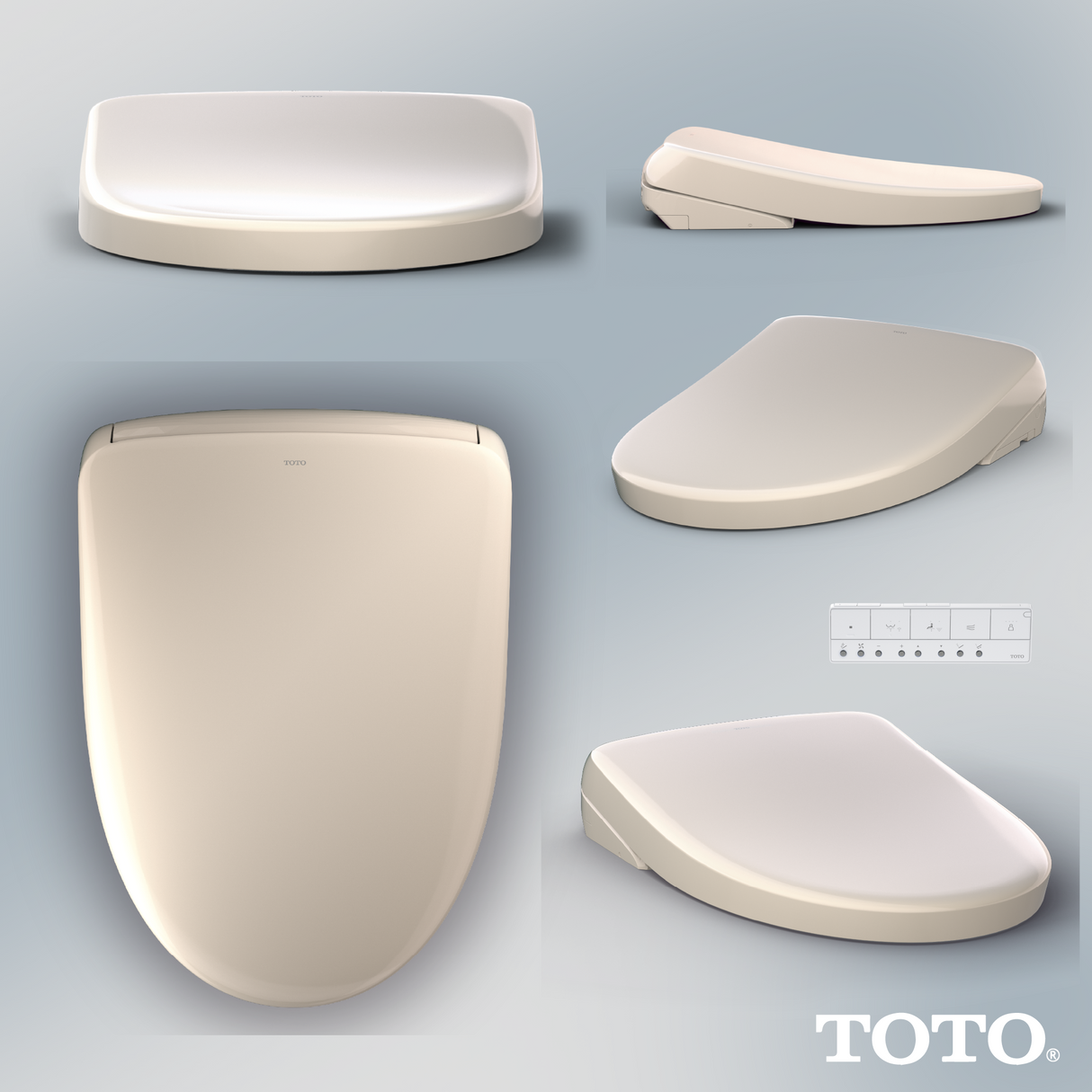 S7A WASHLET® Electronic Bidet Toilet Seat with EWATER+® Bowl and Wand Cleaning, Auto Open and Close Contemporary Lid, Elongated, Sedona Beige
