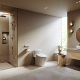 S7A WASHLET® Electronic Bidet Toilet Seat with EWATER+® Bowl and Wand Cleaning, Auto Open and Close Contemporary Lid, Elongated, Sedona Beige