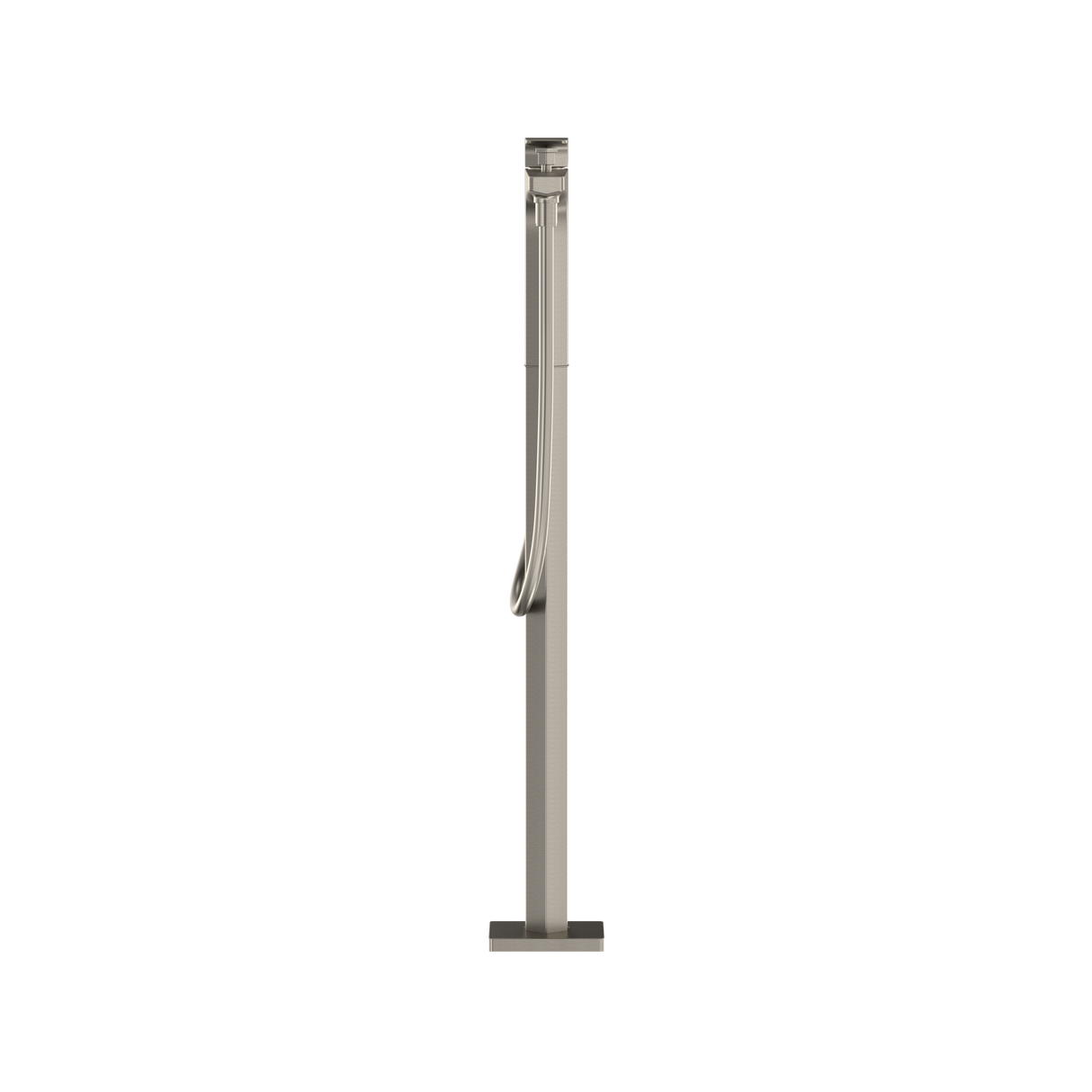 GE Single-Handle Free Standing Tub Filler with Handshower, Brushed Nickel