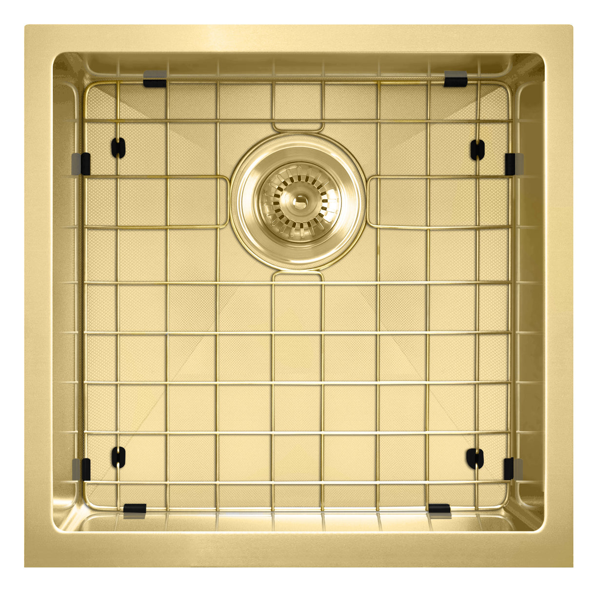 Noah Plus 16 gauge Single Bowl Linen Textured Dual-Mount Sink Set
