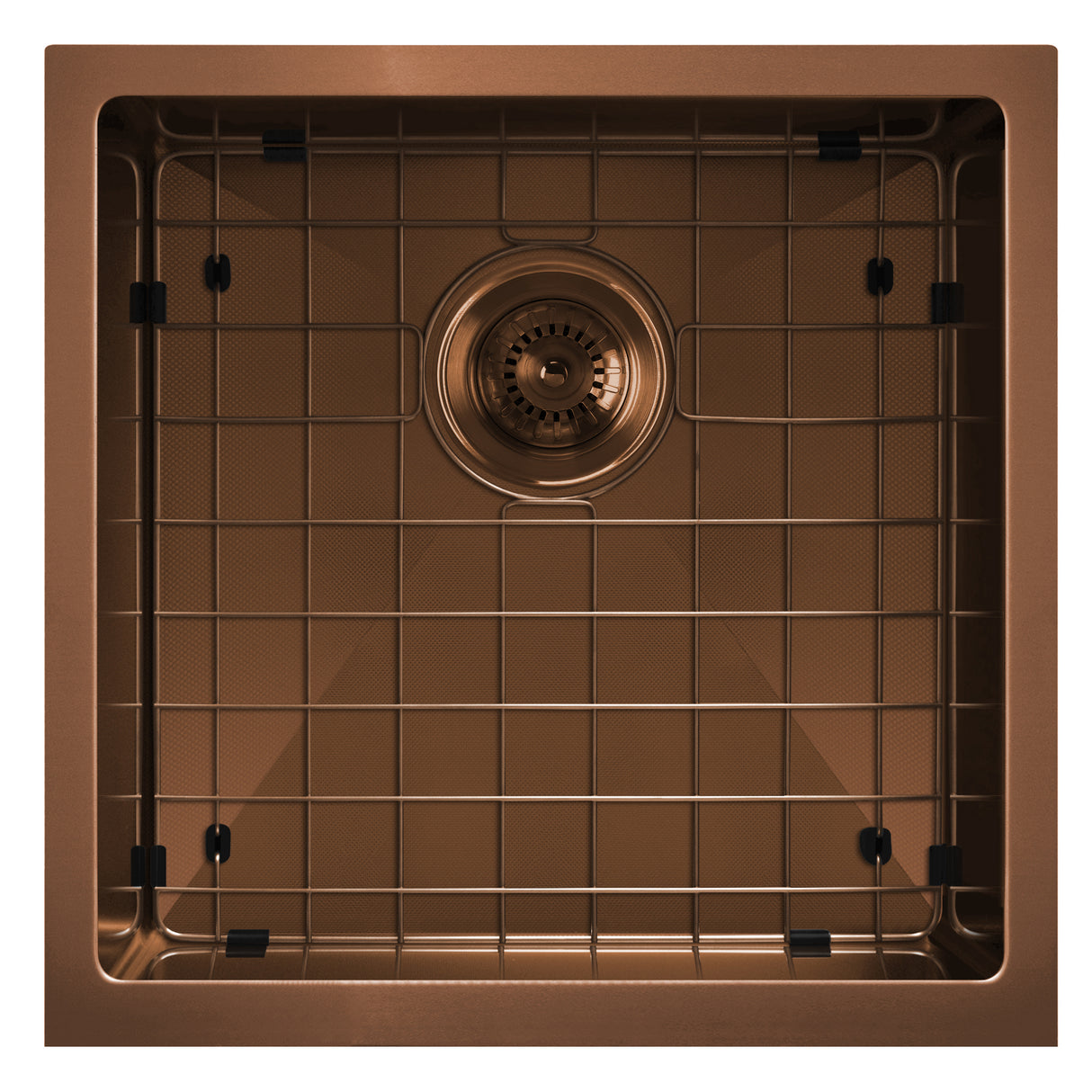 Noah Plus 16 gauge Single Bowl Linen Textured Dual-Mount Sink Set