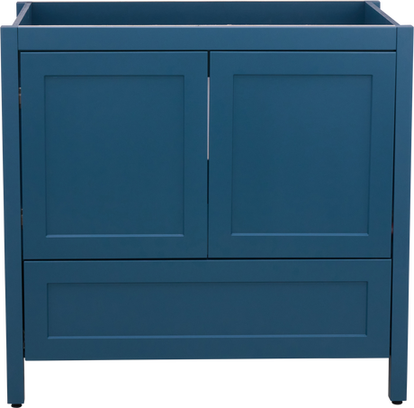 Hanleigh 36 in. Vanity with Shaker Doors in Harbor Teal