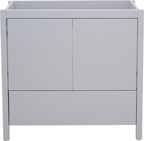 Hanleigh 36 in. Vanity with Slab Doors in Perfect Grey