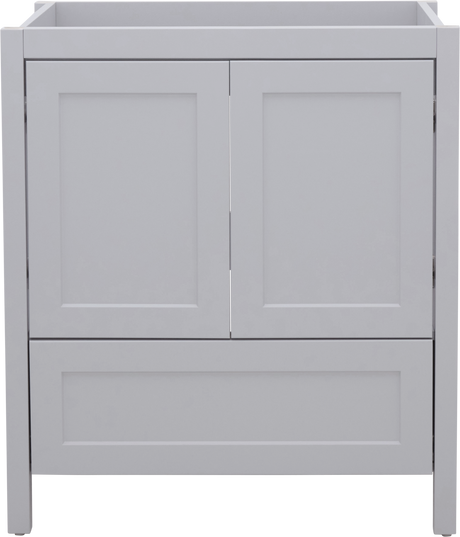 Hanleigh 30 in. Vanity with Shaker Doors in Perfect Grey