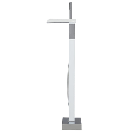 Dima Single Handle Freestanding Waterfall Tub Faucet With Handshower In Chrome