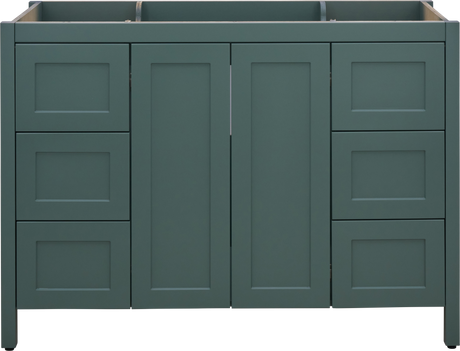 Hanleigh 48 in. Vanity with Shaker Doors in Warm Willow