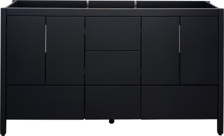 Hanleigh 60 in. Vanity with Slab Doors in Dark Horse