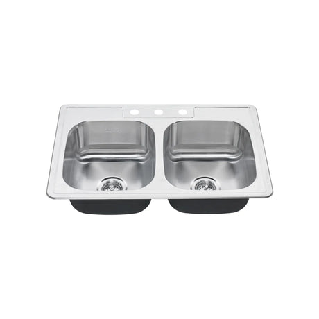 COLONY DB ADA 20G SS SINK 3HOLE W/DRAIN